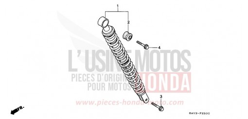 KISSEN, HINTEN SJ50T de 1996